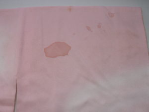 ミルクのシミ抜き