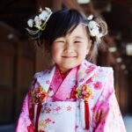 初着（一つ身）の古いシミ