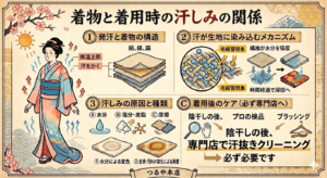 着物と汗について・・・