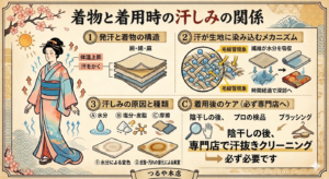 着物と汗について・・・